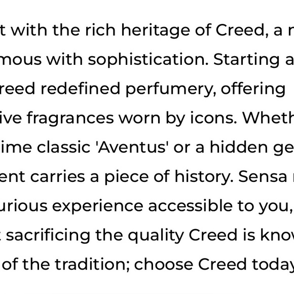 Creed White Bottle with Embossed Details - Picture 5 of 6